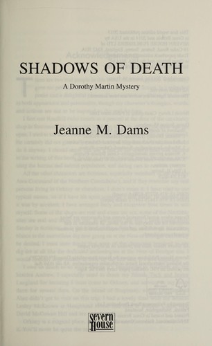Shadows of Death (Dorothy Martin) — ranked audiobook