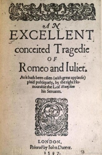 Romeo and Juliet in Adults — the list