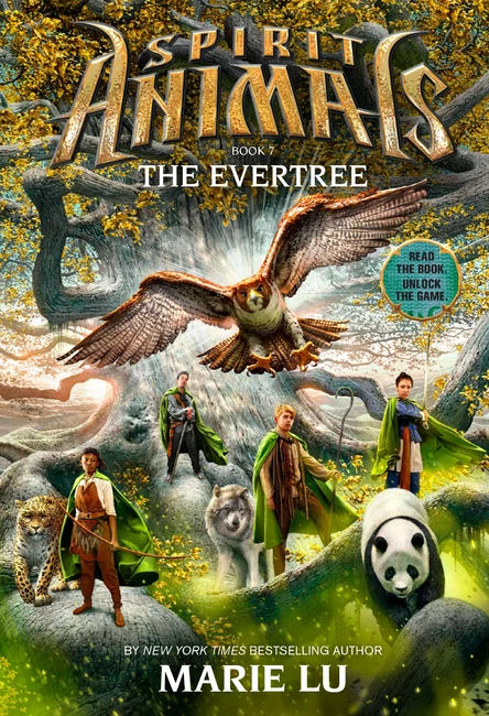 Book 7 – The Evertree by Marie Lu · Brandon Mull, Maggie Stiefvater, Garth Nix & Sean Williams, Shannon Hale, Tui T. Sutherland, Eliot Schrefer, Marie Lu